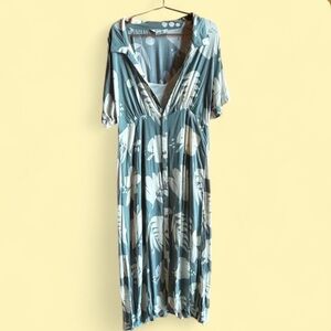 O'Neill leaf maxi dress.